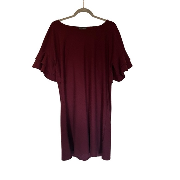 Spenser Jeremy Burgundy Dress Size Extra Large (XL) - Picture 1 of 6
